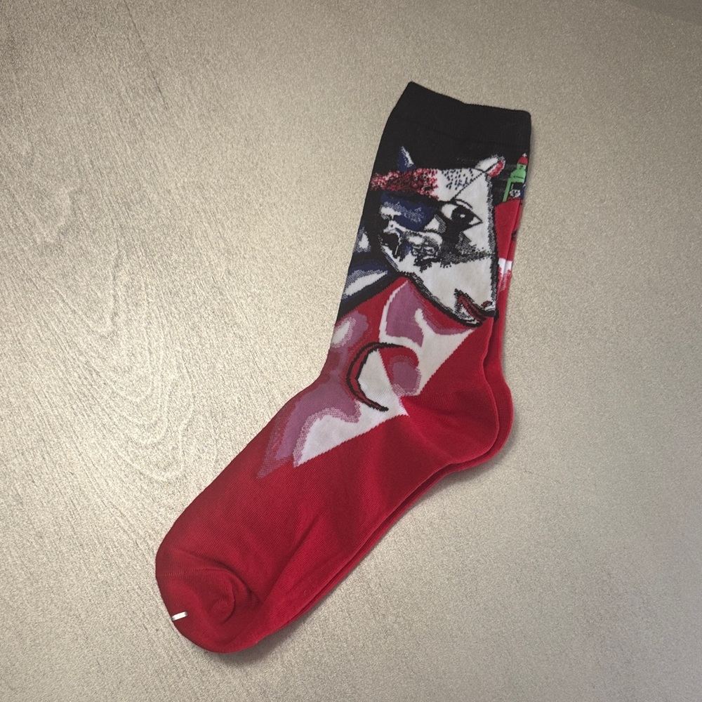 Chagall I and the Village Graphic Socks
